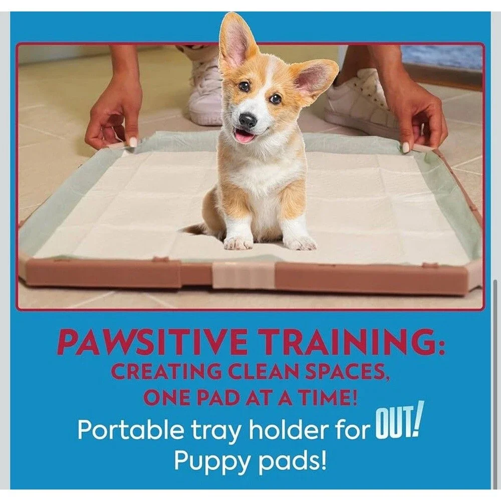 OUT! Training Pad Holder for Pets, Fits Pads 21 by 21-Inch